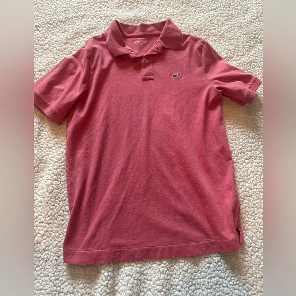 Vineyard Vines Coral Polo Shirt Boys
